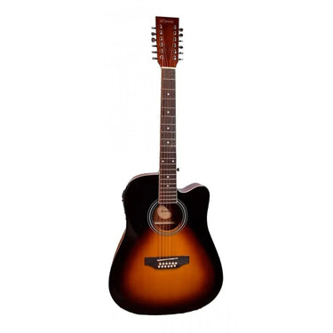 Guitarra Texana Electroacustica Segovia 12 Cdas Sombreada, Sgc12sb